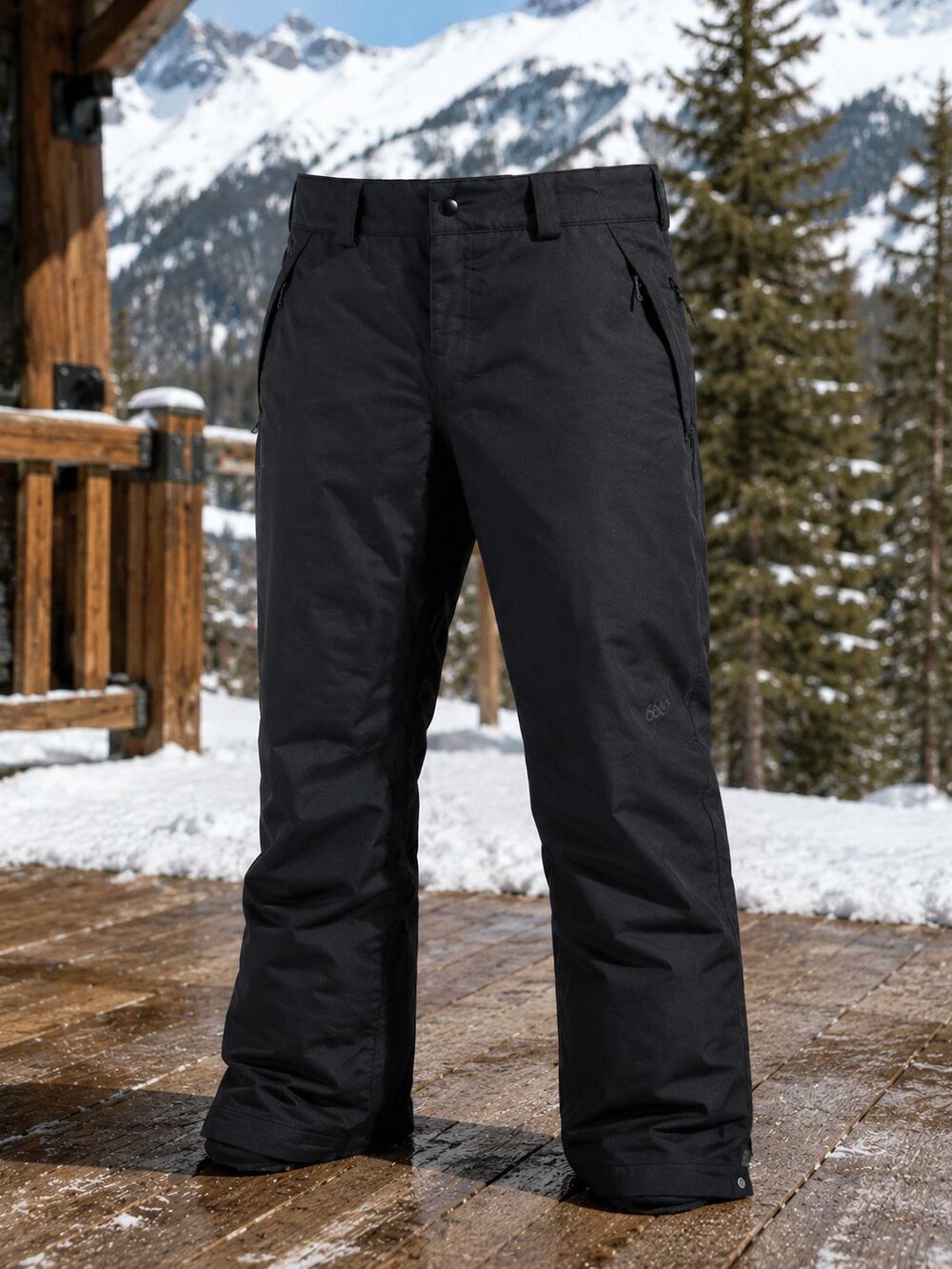686 Standard Shell Snow Pants Men's LARGE (36x32) Black infiDRY 10K Waterproof